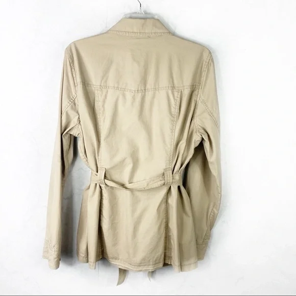 [Gap] Tan Button Down Utility Jacket
